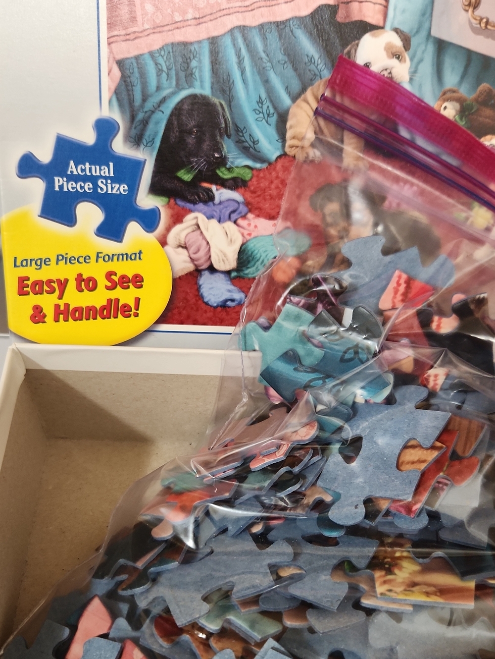 2/$20 Ravensburger Puzzles 300 Pc LARGE FORMAT Mischief Makers Cats Got Mail - Picture 5 of 10